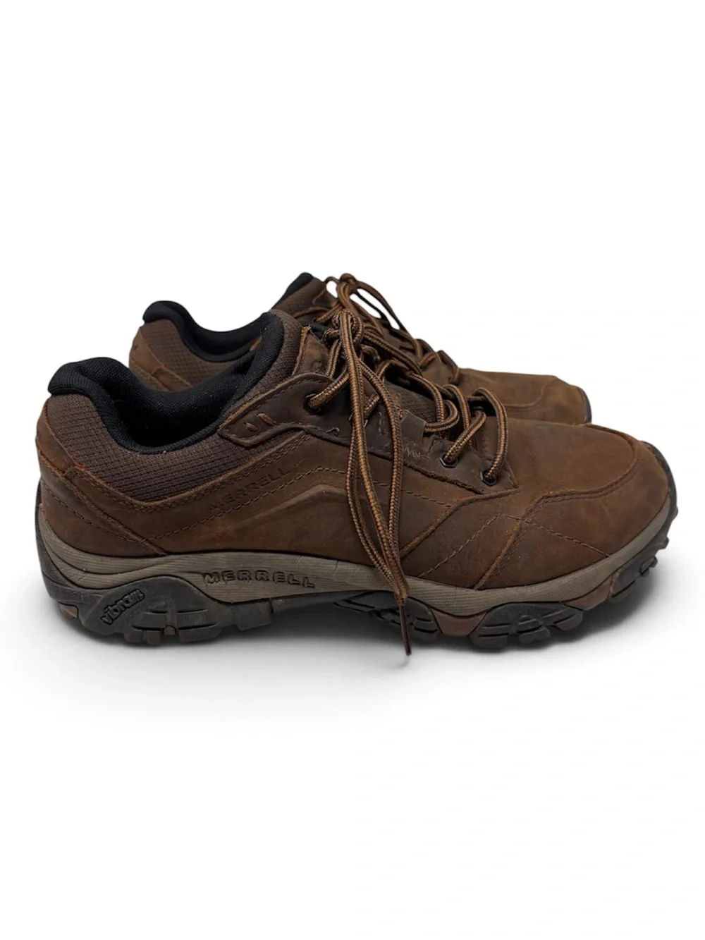 Merrell Men's Moab Adventure Lace Nubuck Leather Walking Shoes Size 10